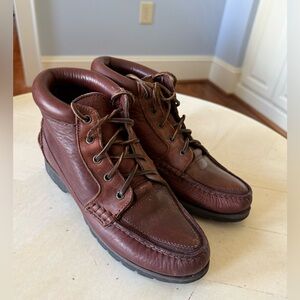 Vintage Timberland Chukka Mid Ankle Lace Up Leather Hiking Boots Size 7.5 🥾🥾🥾